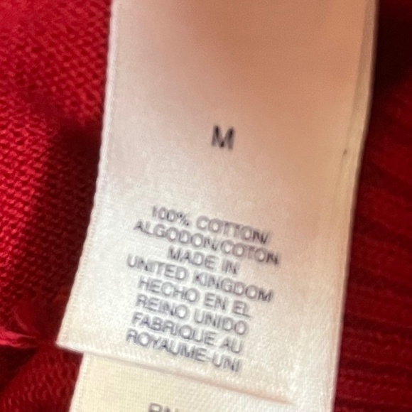 Crazy Horse Liz Claiborne Red Turtleneck Sweater Beaded Embroidered; Size M; EUC - Picture 7 of 7